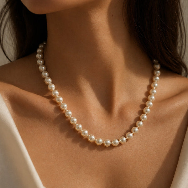 Jon Richard Cream Pearl Necklace