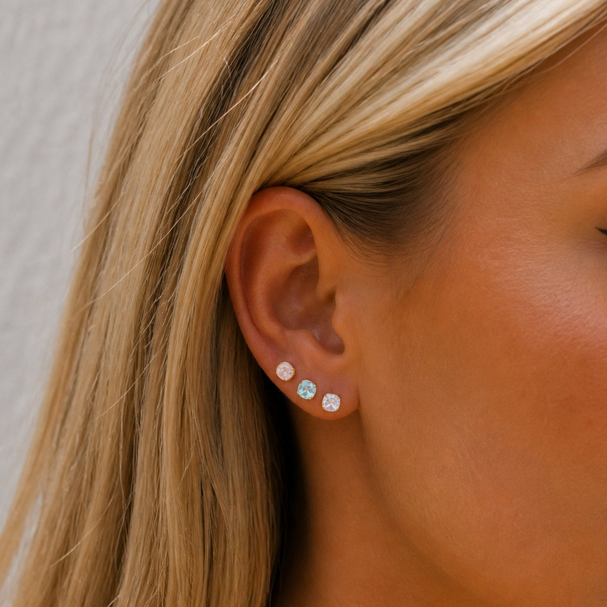 Jon Richard Pastel Earrings - Multipack