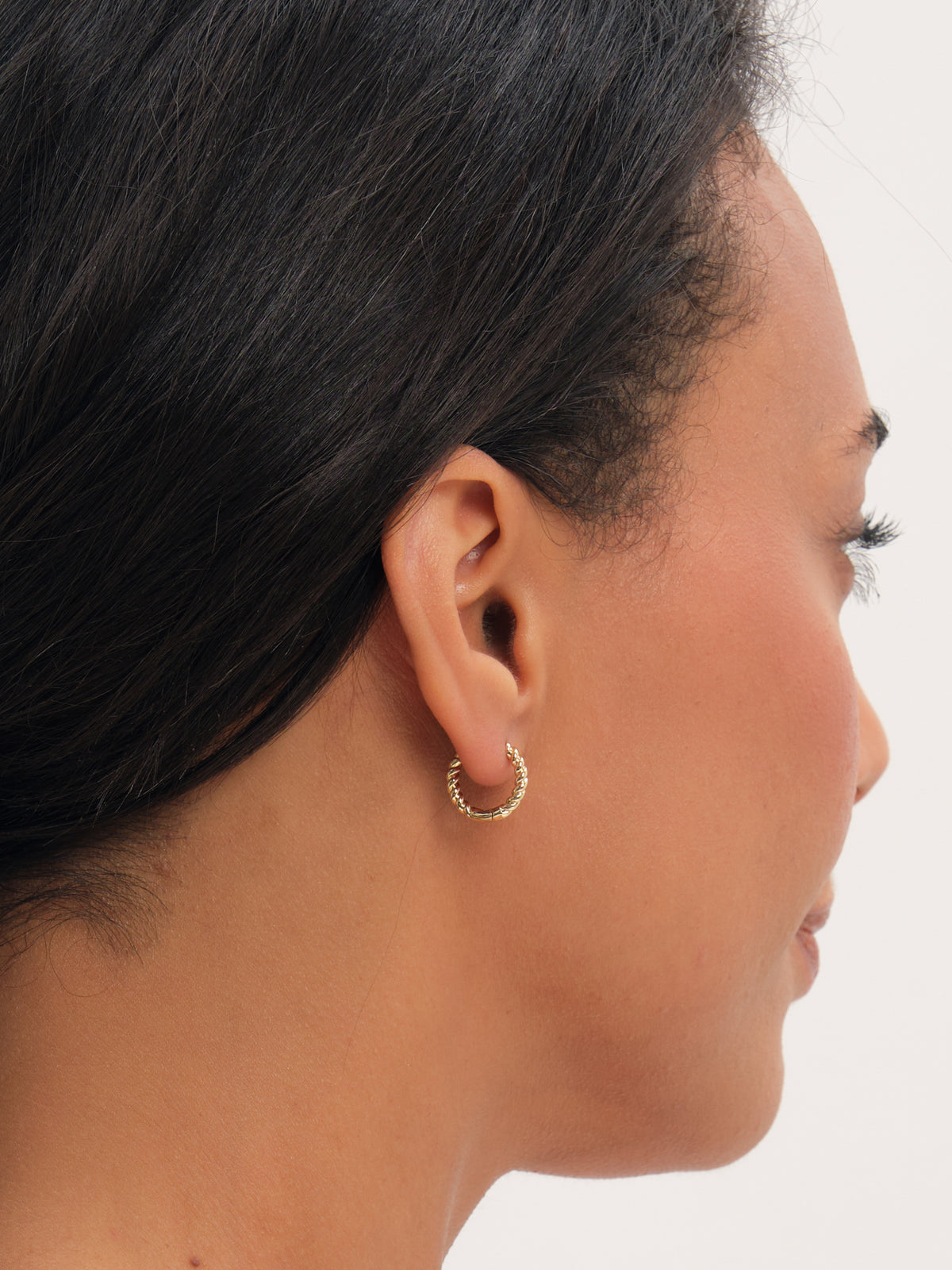 Inicio Gold Polished Hoops - Pack Of 2
