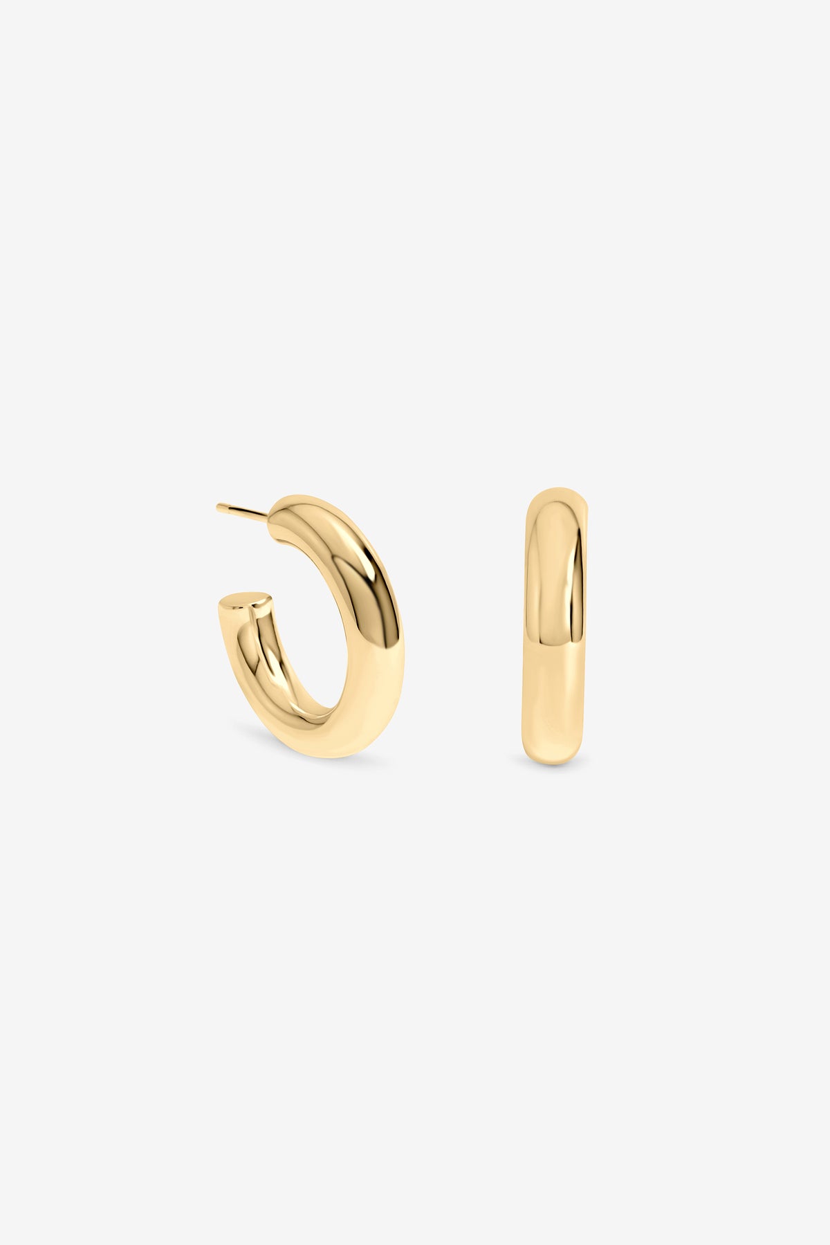 Gold Chubby Medium Hoop