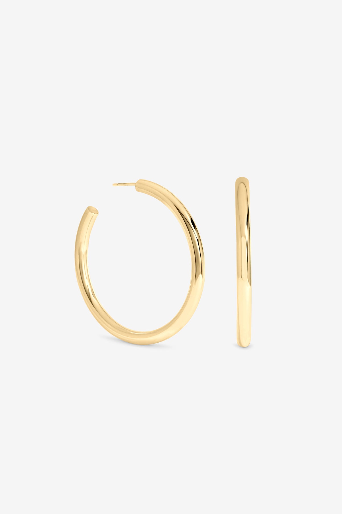 Gold Chubby Large Hoop