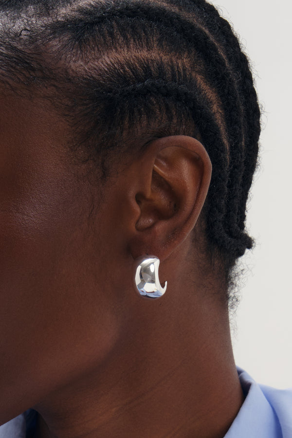 Inicio Silver Fluid Hoops