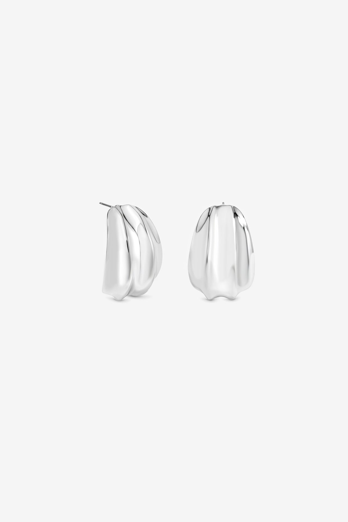 Silver Statement Studs