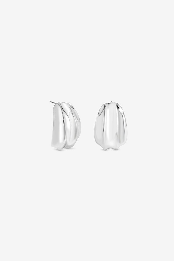 Silver Statement Studs