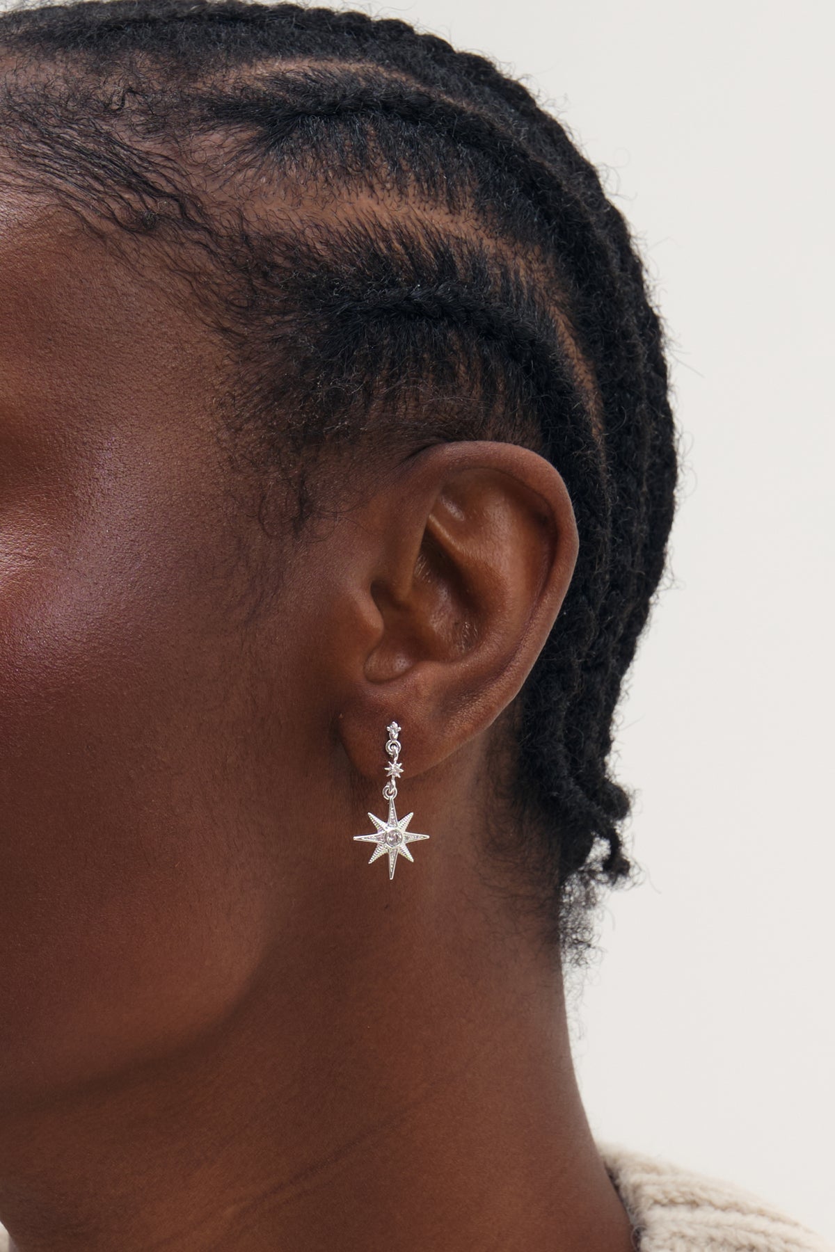 Inicio Silver Mismatch Celestial Earrings