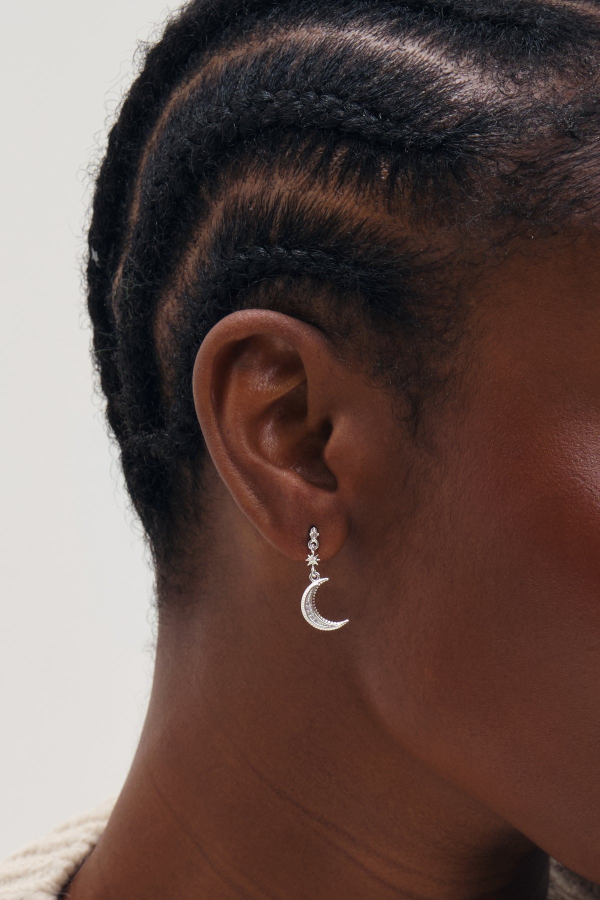 Inicio Silver Mismatch Celestial Earrings