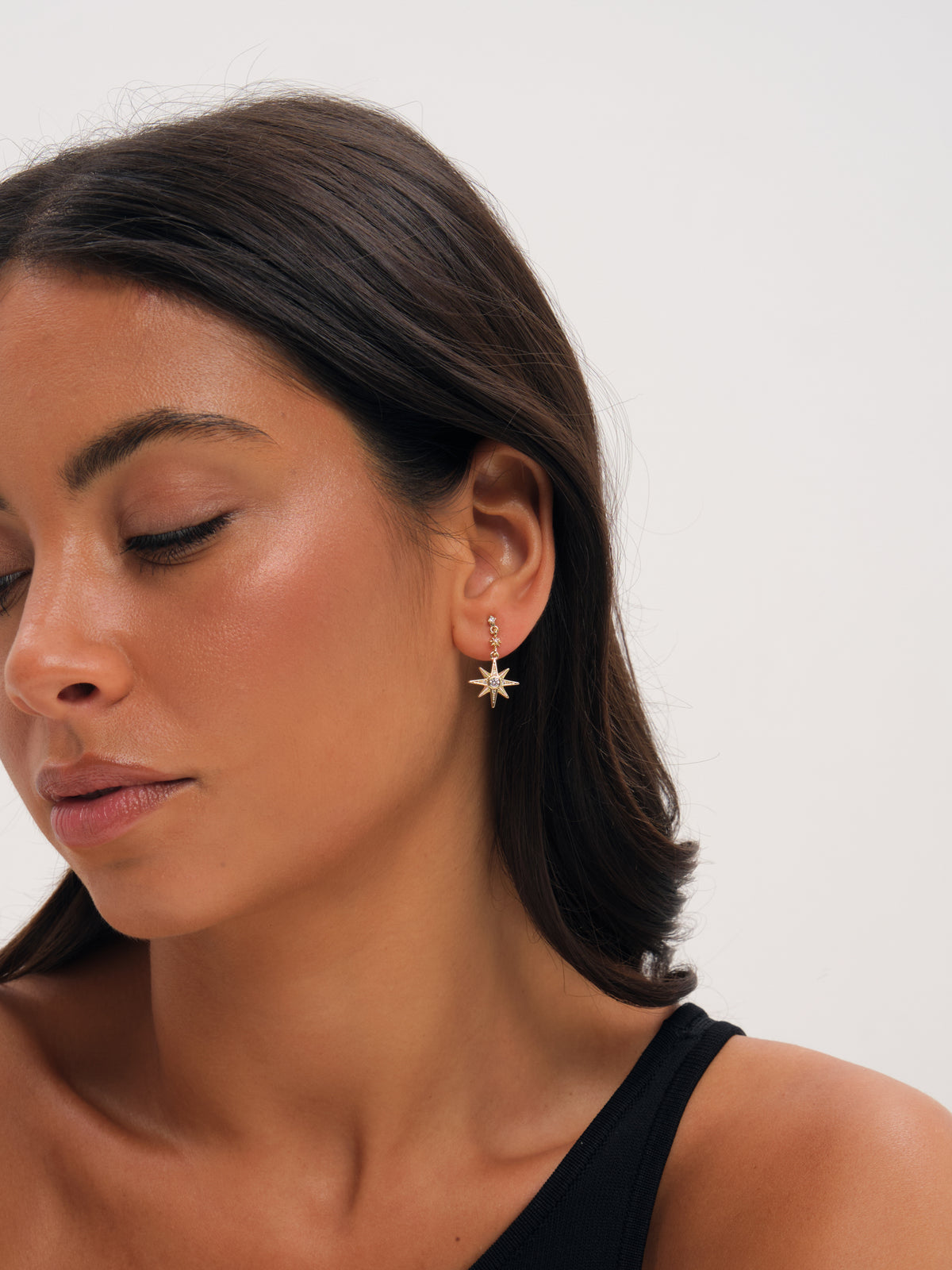 Inicio Gold Mismatch Celestial Earrings