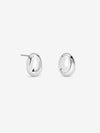 Inicio Silver Small Thumbprint Earrings