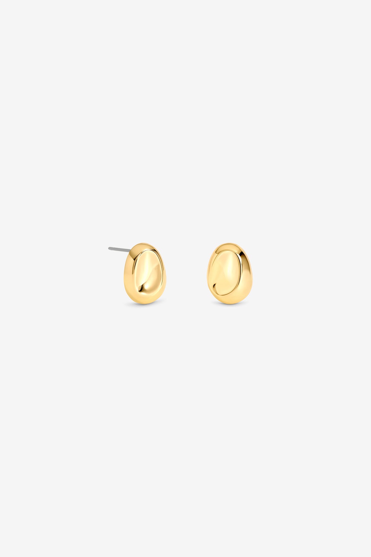 Gold Small Thumbprint Earrings