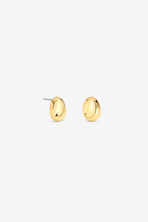 Gold Small Thumbprint Earrings