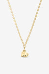 GOLD MOLTEN HEART NECKLACE