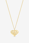 Inicio Gold Polished Tree Of Love Pendant