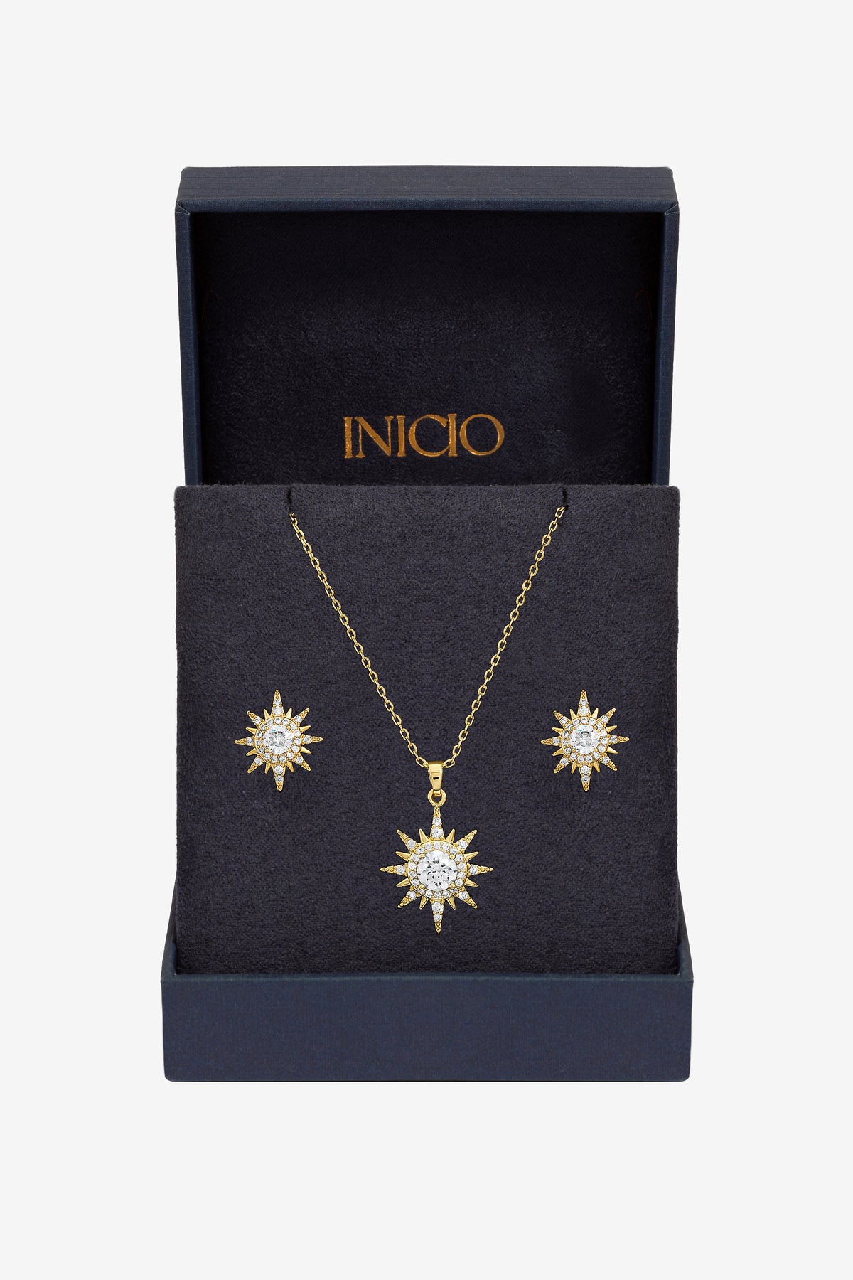 Inicio Gold Crystal Star Set