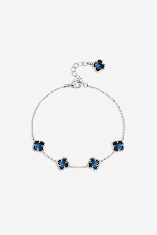 Sapphire Clover Bracelet
