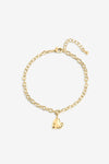 GOLD MOLTEN HEART BRACELET