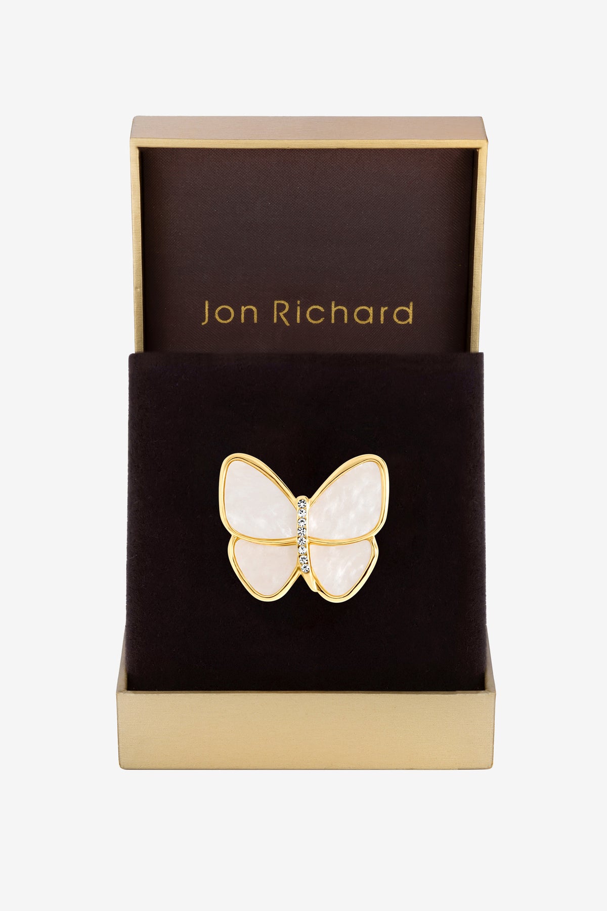 Jon Richard Iridescent Butterfly Brooch