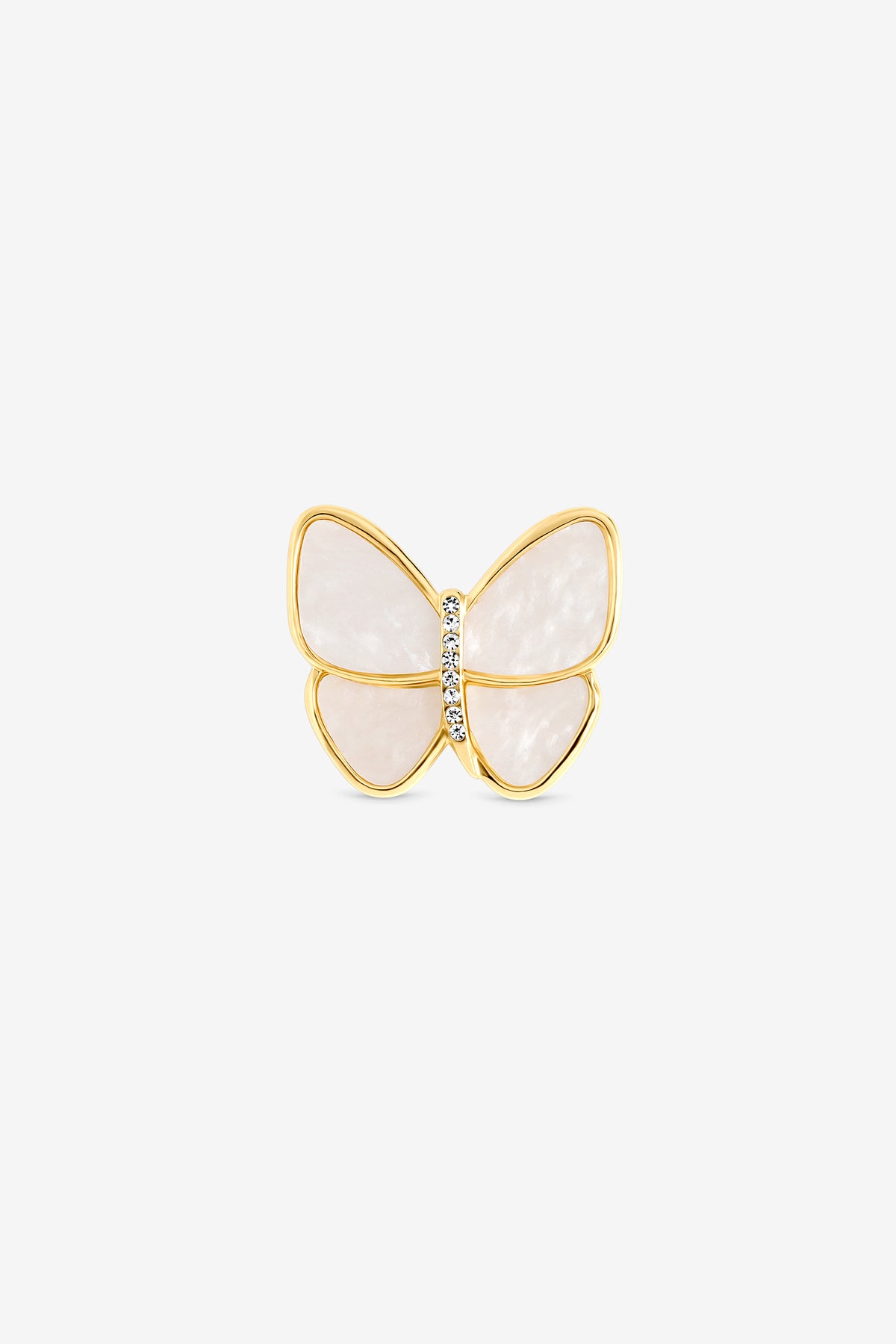 Jon Richard Iridescent Butterfly Brooch