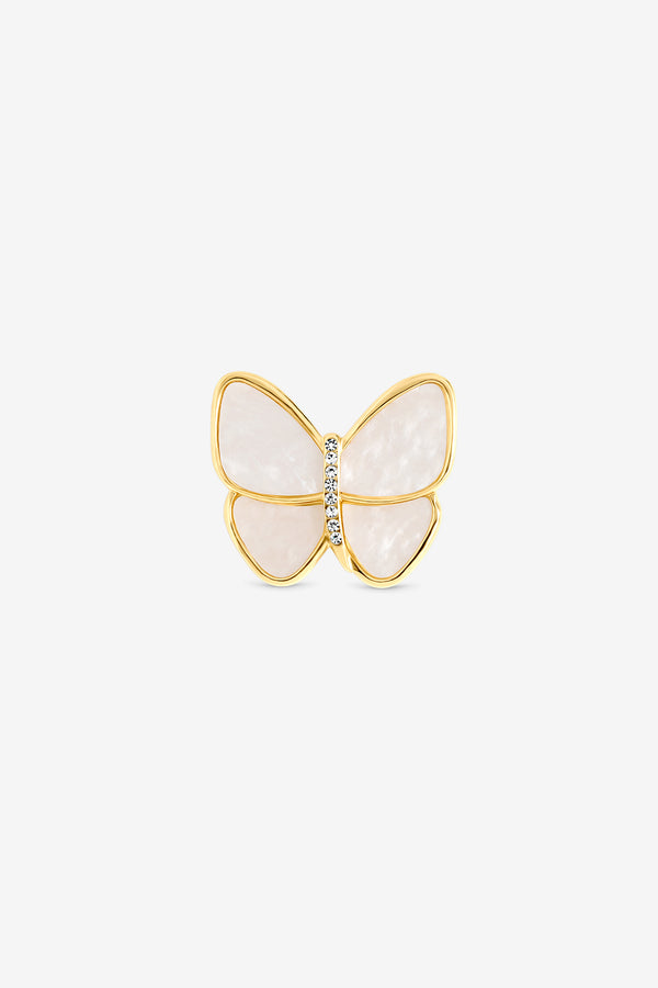Jon Richard Iridescent Butterfly Brooch