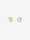Jon Richard Gold Plated Cubic Zirconia Stud Earrings
