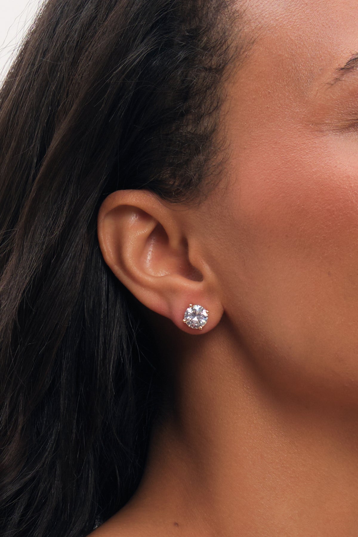Jon Richard Gold Plated And Crystal Medium Round Studs