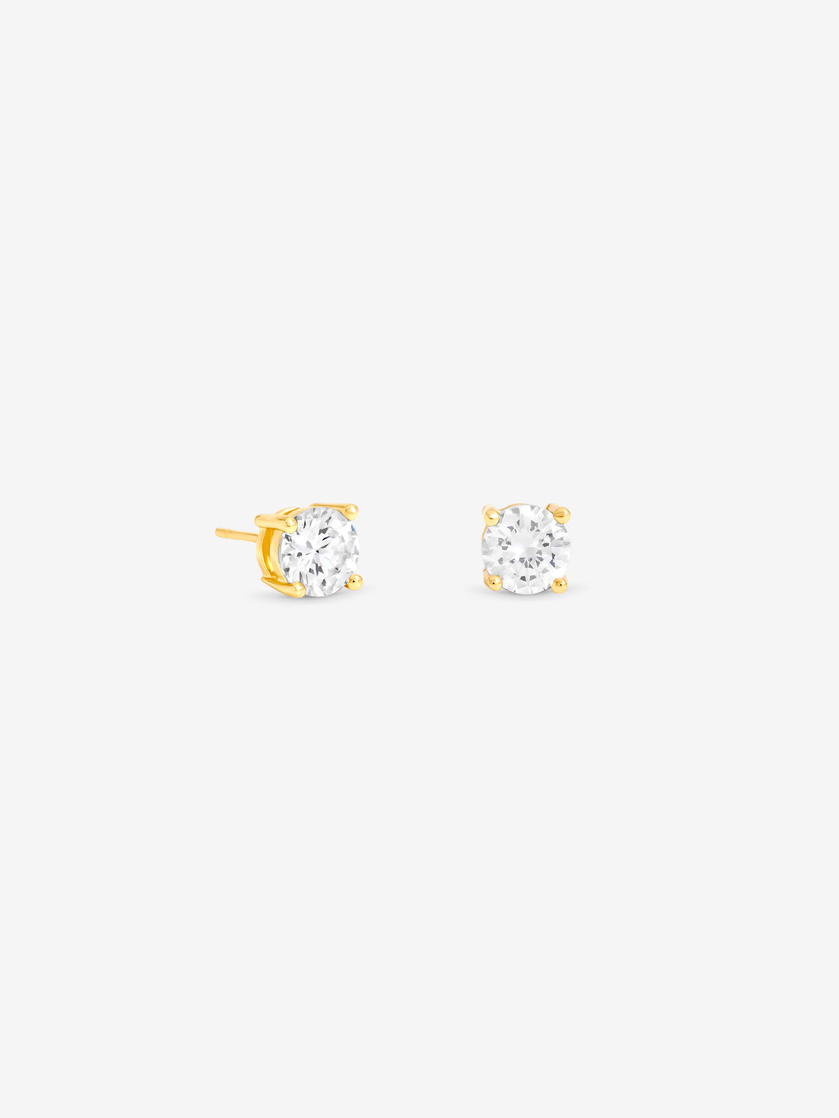 Jon Richard Gold Plated And Crystal Medium Round Studs