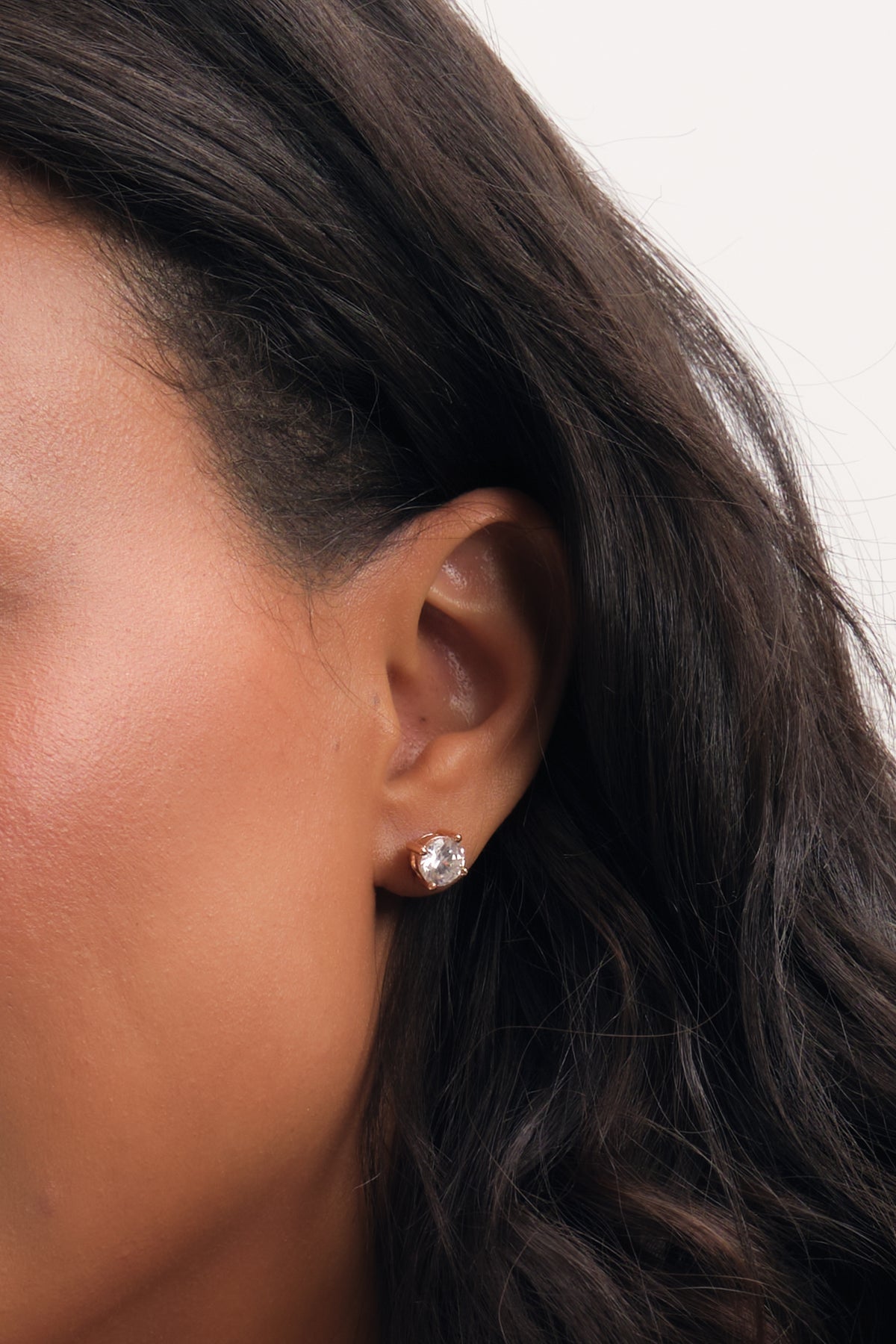 Jon Richard Gold Plated And Crystal Large Round Studs