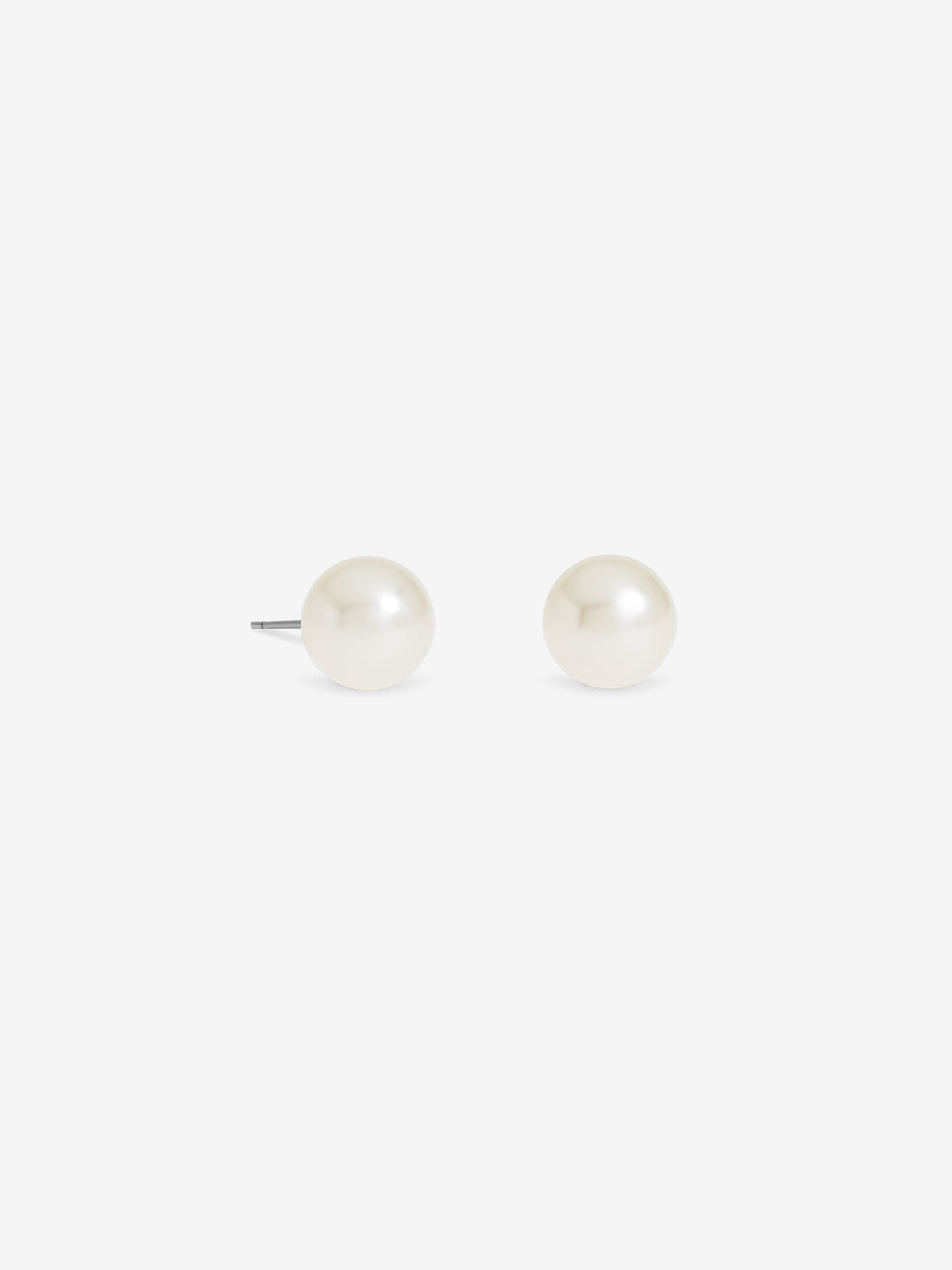 Jon Richard Cream Large 12mm Pearl Earrings