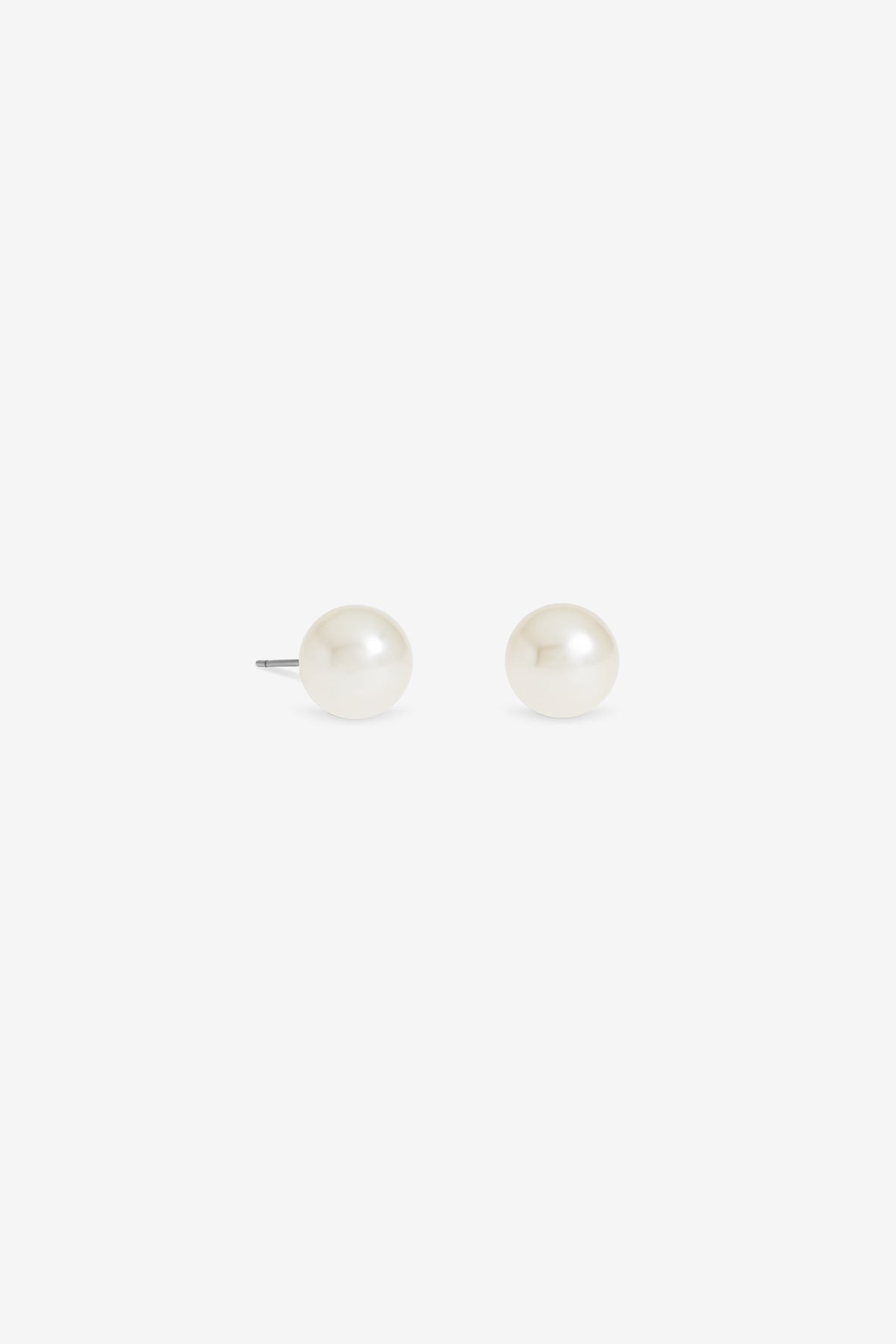 Jon Richard White Large 14mm Pearl Earrings
