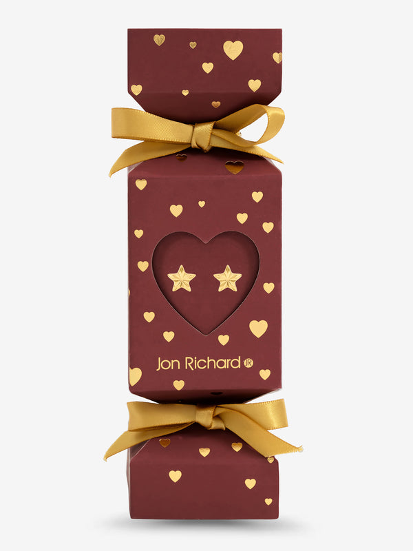 Jon Richard 18ct Gold Plated Star Earrings - Gift Cracker