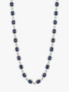 Jon Richard Silver Plated Blue Halo Necklace - Gift Pouch