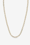 JON RICHARD GOLD PLATE CRYSTAL FINE MULTI STONE NECKLACE