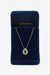 Jon Richard Gold Plated Cubic Zirconia Emerald Pear Pendant