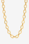 JON RICHARD GOLD PLATE OPEN LINK NECKLACE