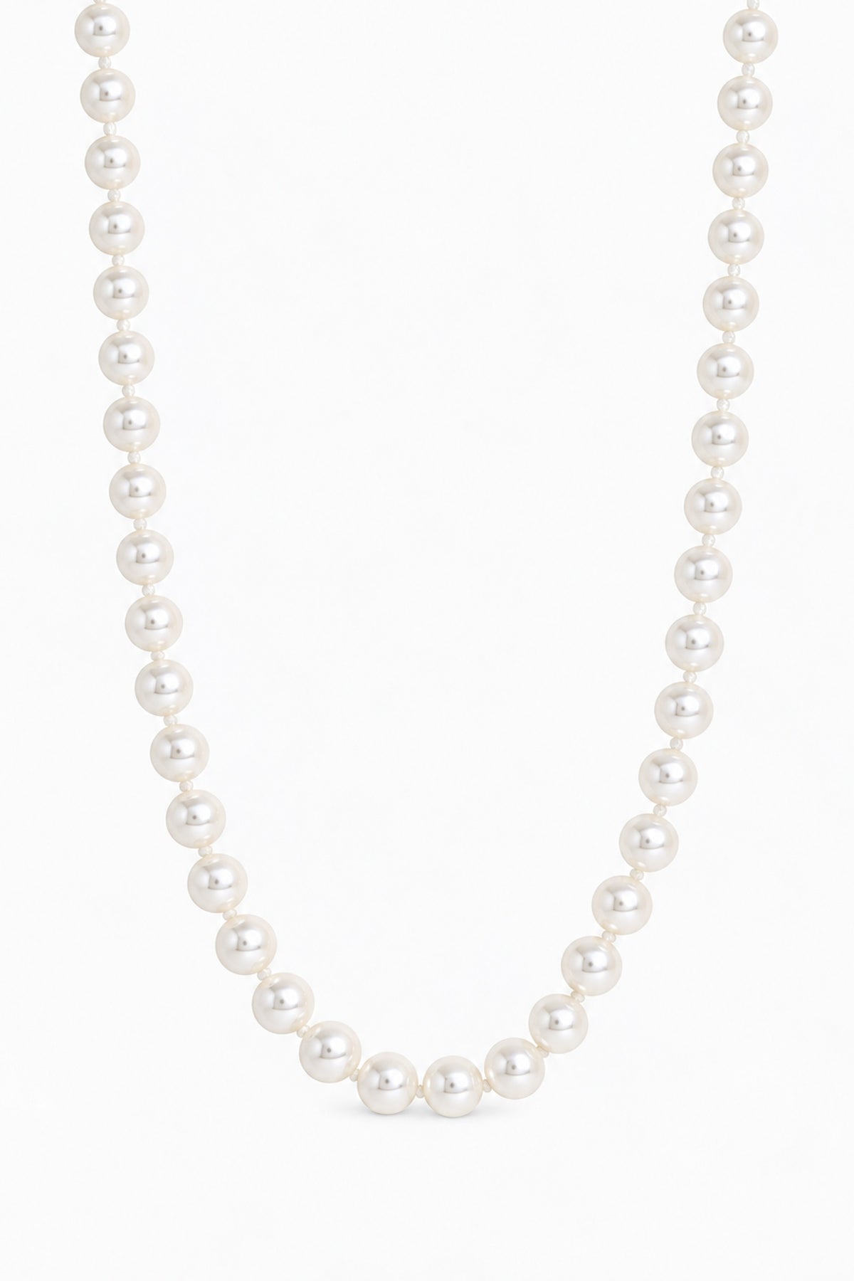 Jon Richard Cream  Pearl 36" Rope Necklace