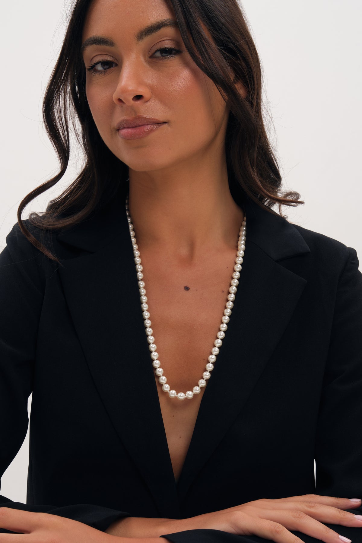 Jon Richard Cream  Pearl 36" Rope Necklace
