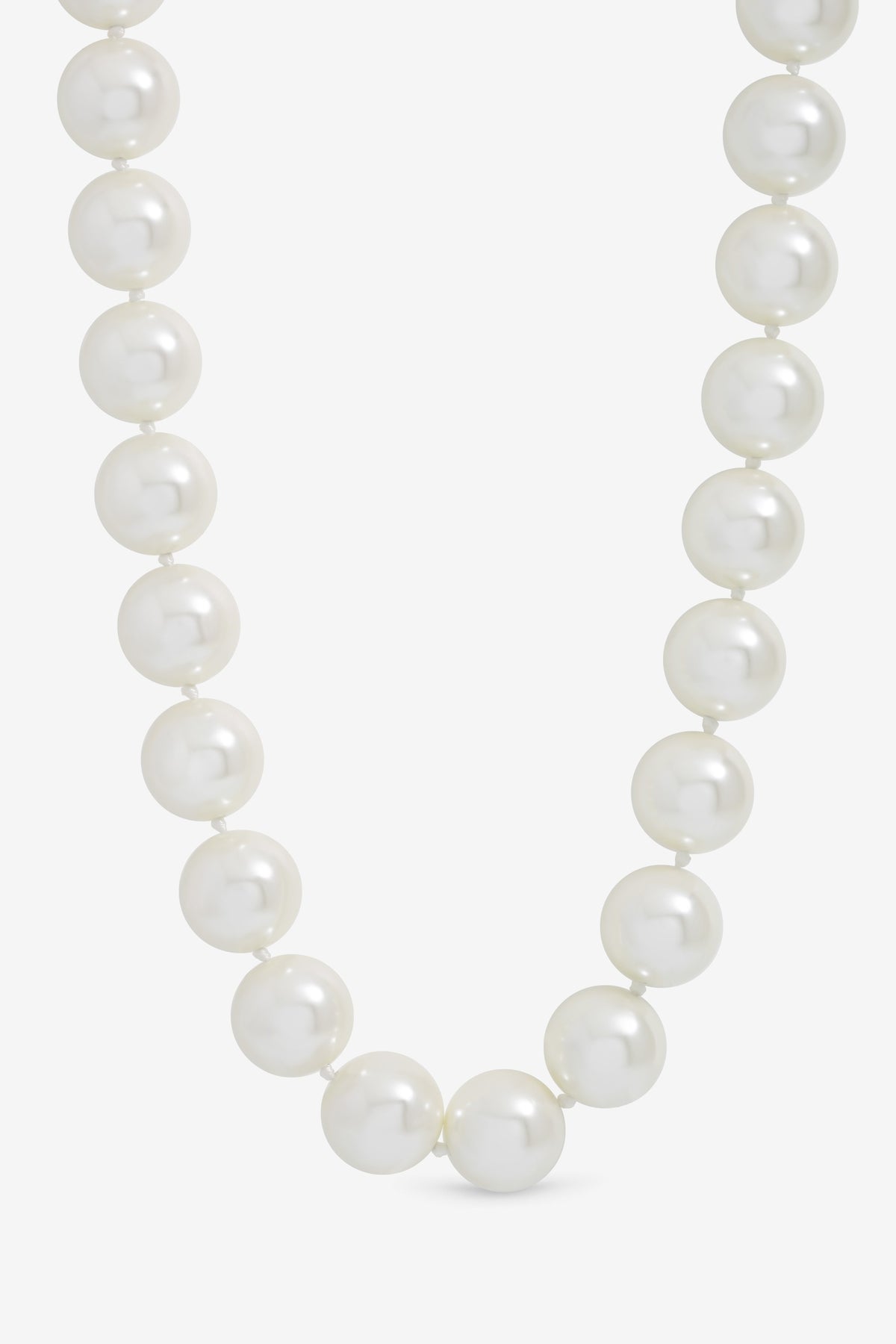 Jon Richard 18" Large Cream Pearl Necklace