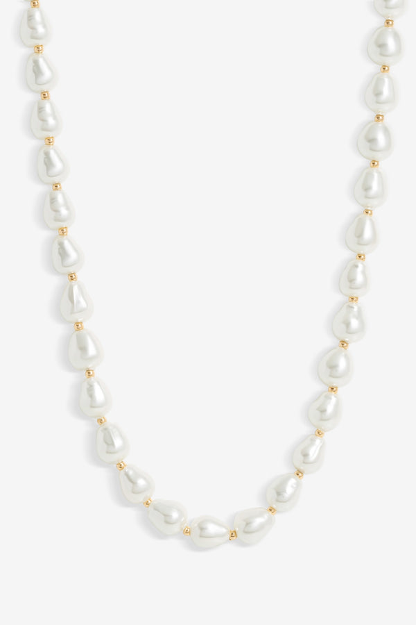 Jon Richard Baroque Cream Pearl 16" Necklace