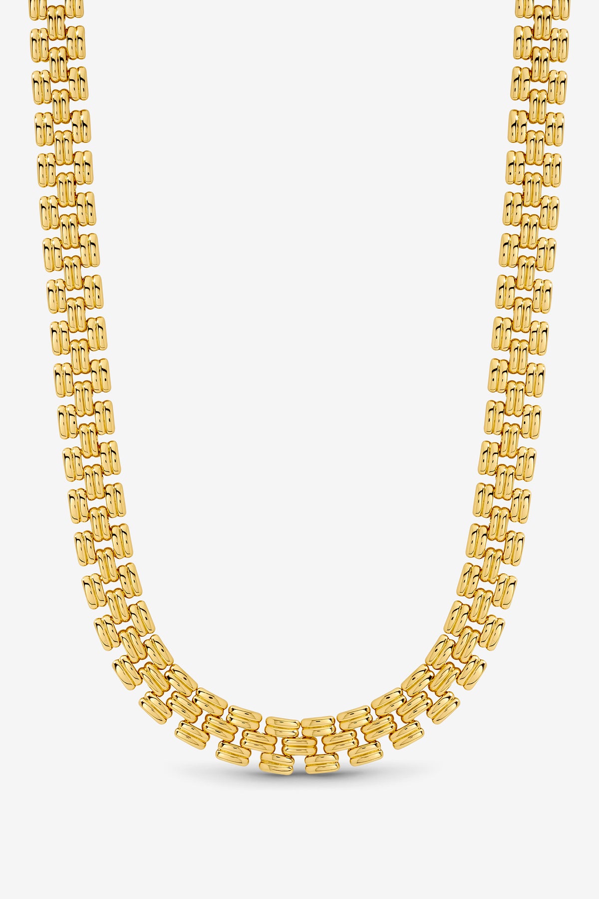 Jon Richard Gold Plate Gate Chain Necklace