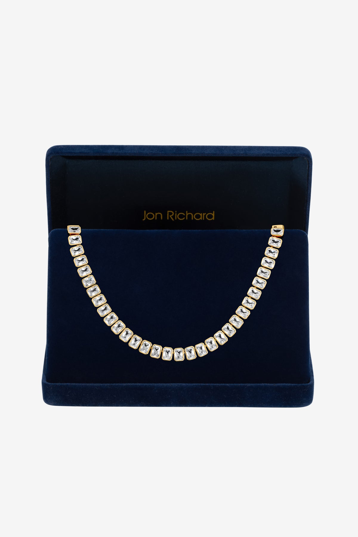 Jon Richard Gold Plated Bezel Allway Necklace