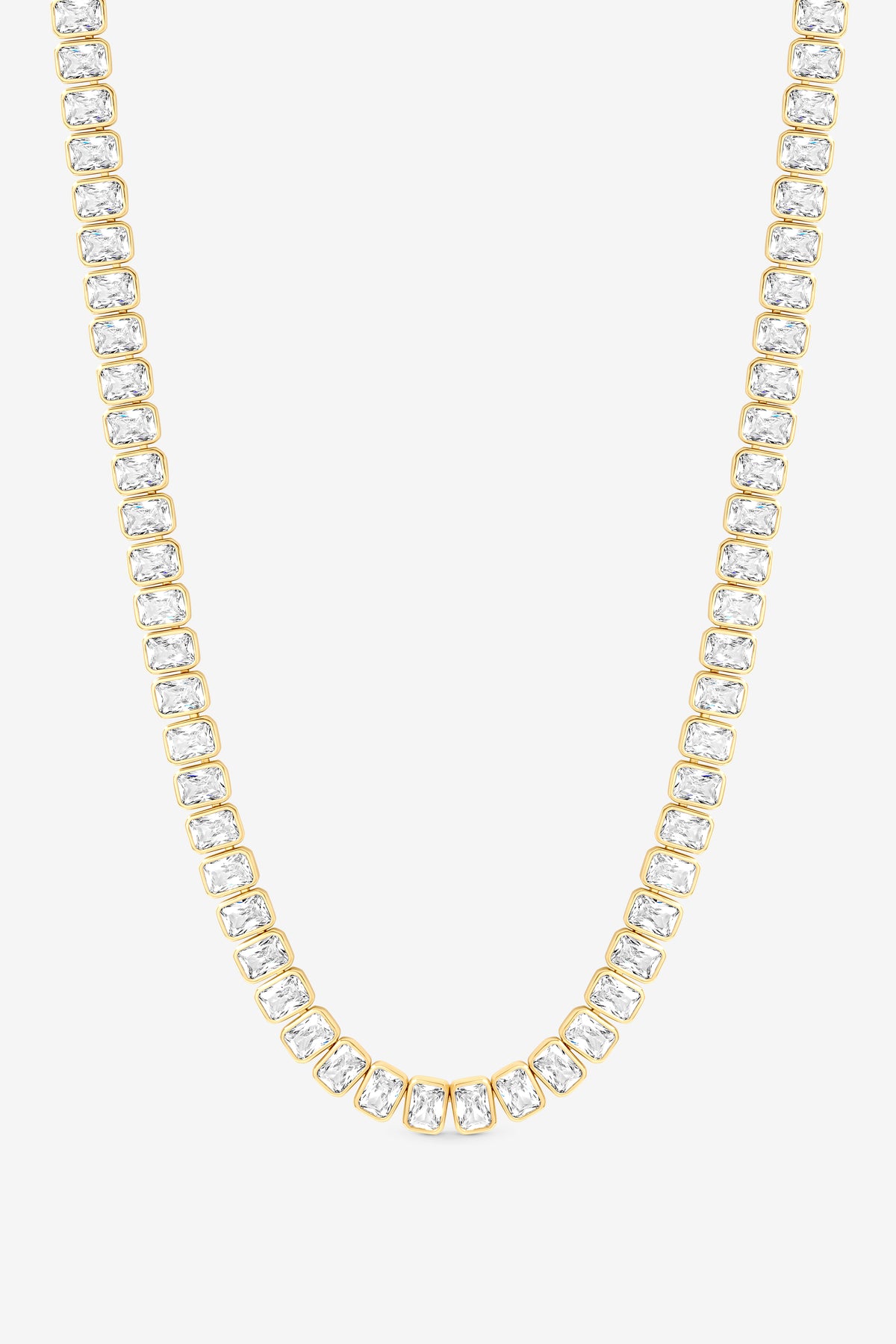 Jon Richard Gold Plated Bezel Allway Necklace