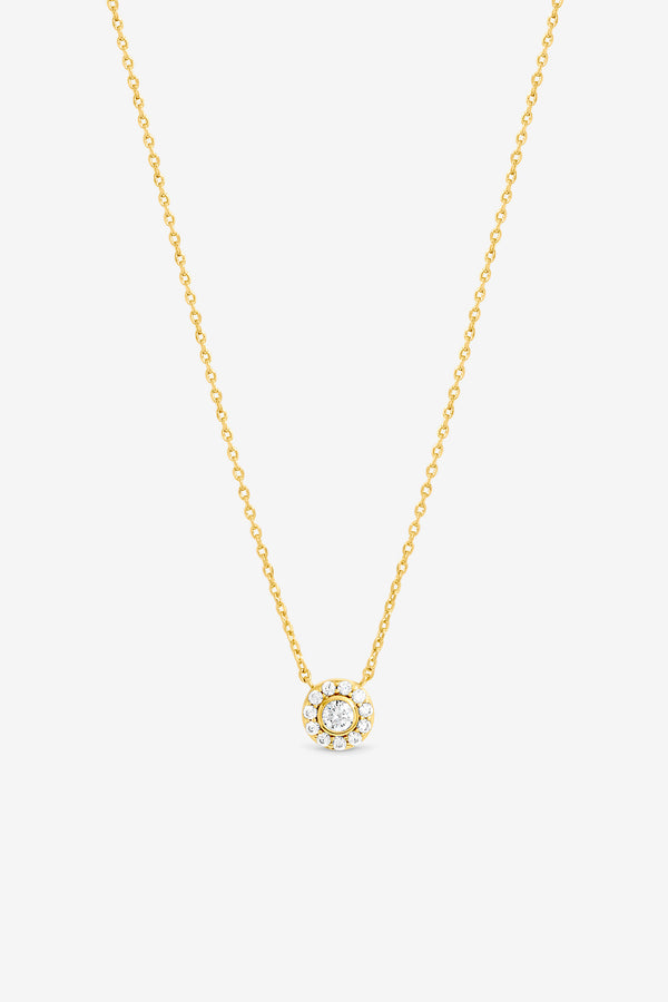 Jon Richard Gold Plated Mini Crystal Pendant
