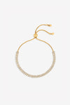 JON RICHARD GOLD PLATE PAVE TOGGLE BRACELET