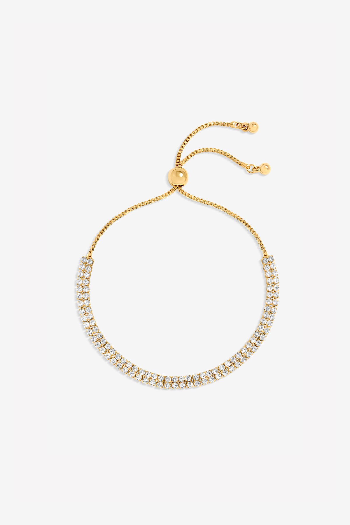 JON RICHARD GOLD PLATE PAVE TOGGLE BRACELET