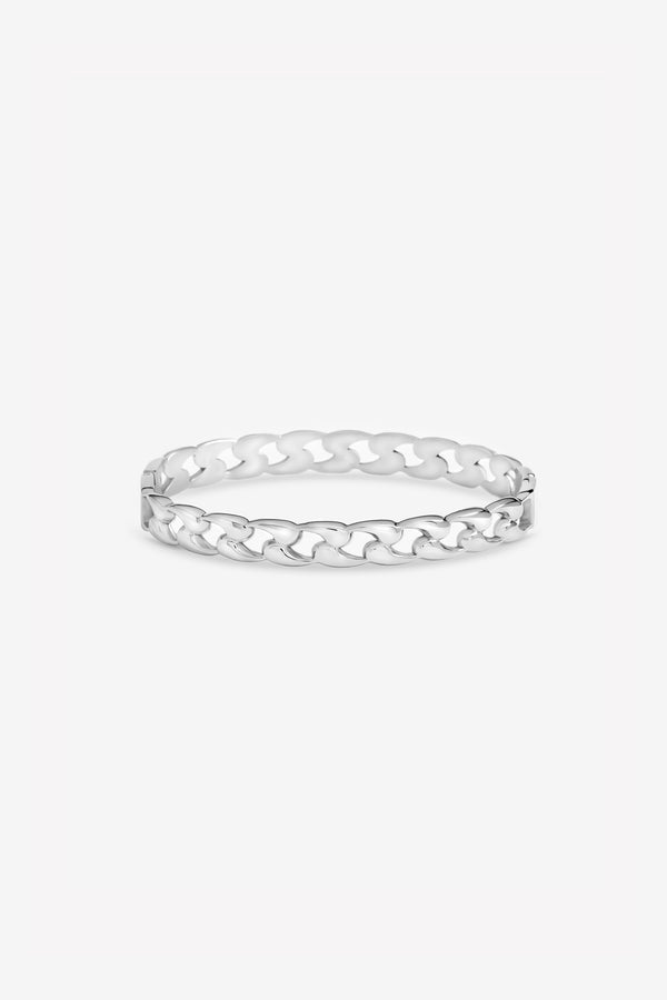 JON RICHARD GOLD PLATE CHAIN STAINLESS STEEL BANGLE