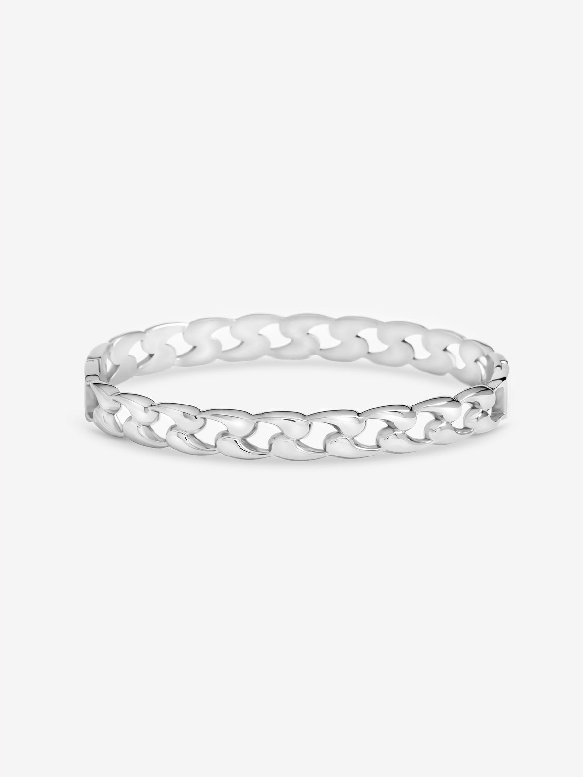Jon Richard Silver Plated Chain Stainless Steel Waterproof Bangle