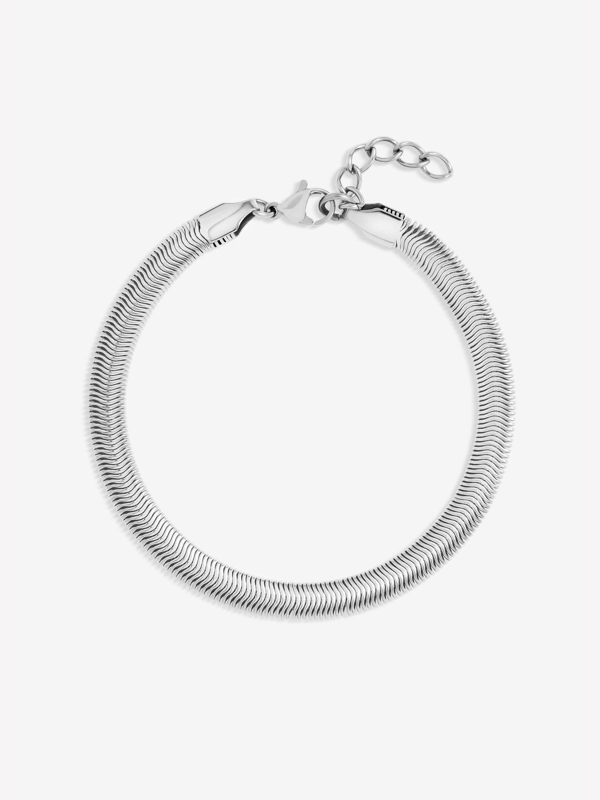 Jon Richard Silver Plated Rope Chain Stainless Steel Waterproof Bracelet