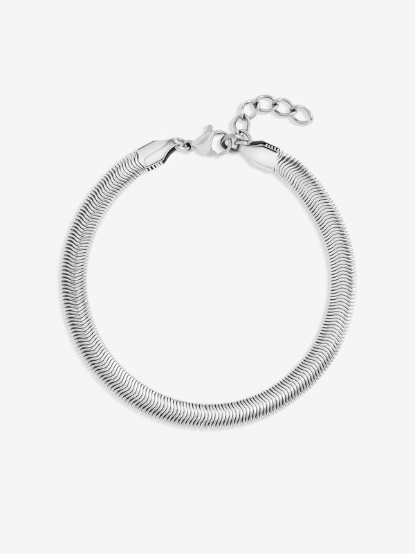 Jon Richard Silver Plated Rope Chain Stainless Steel Waterproof Bracelet