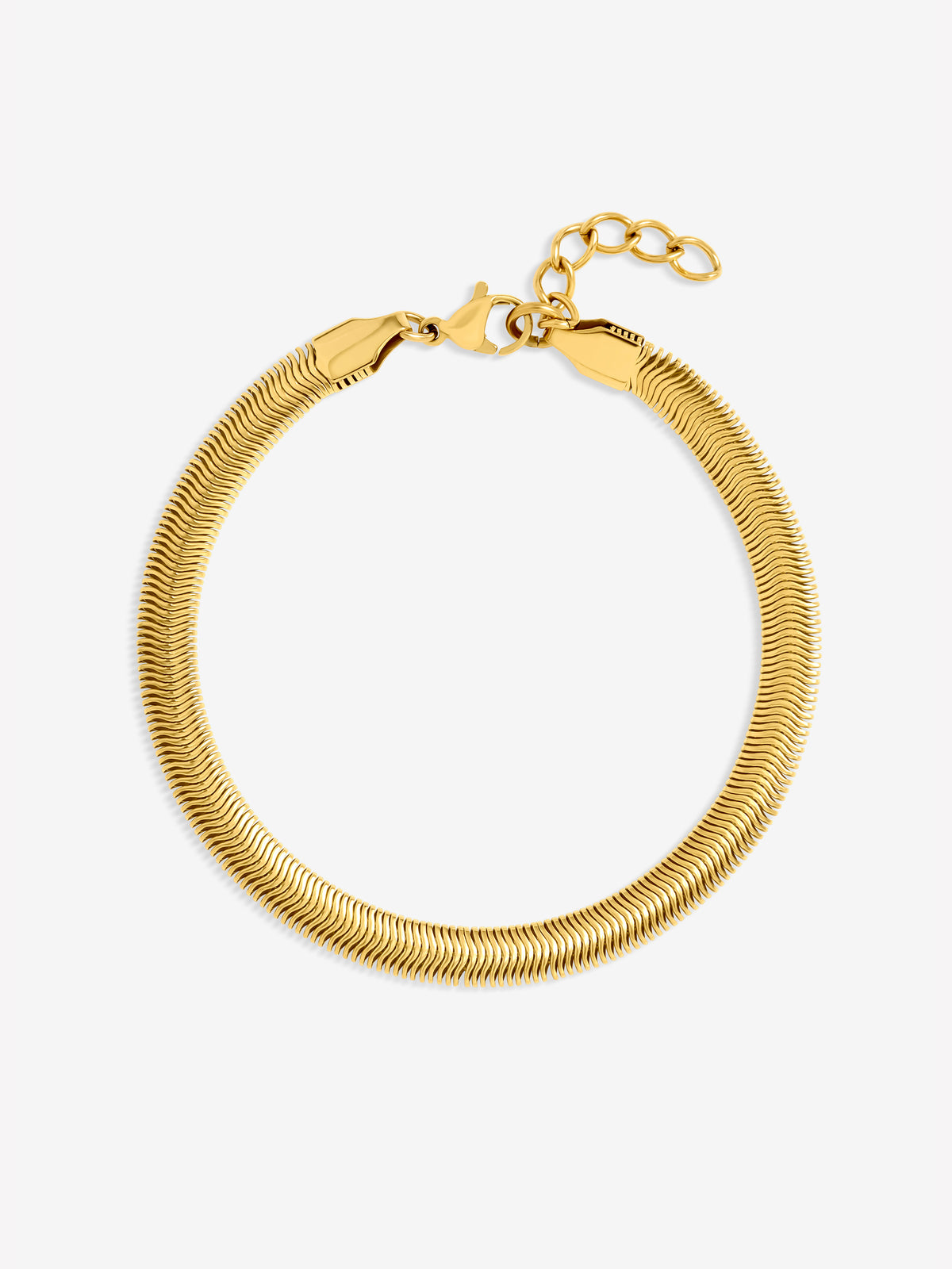 Jon Richard Gold Plated Snake Chain Stainless Steel Waterproof Bracelet