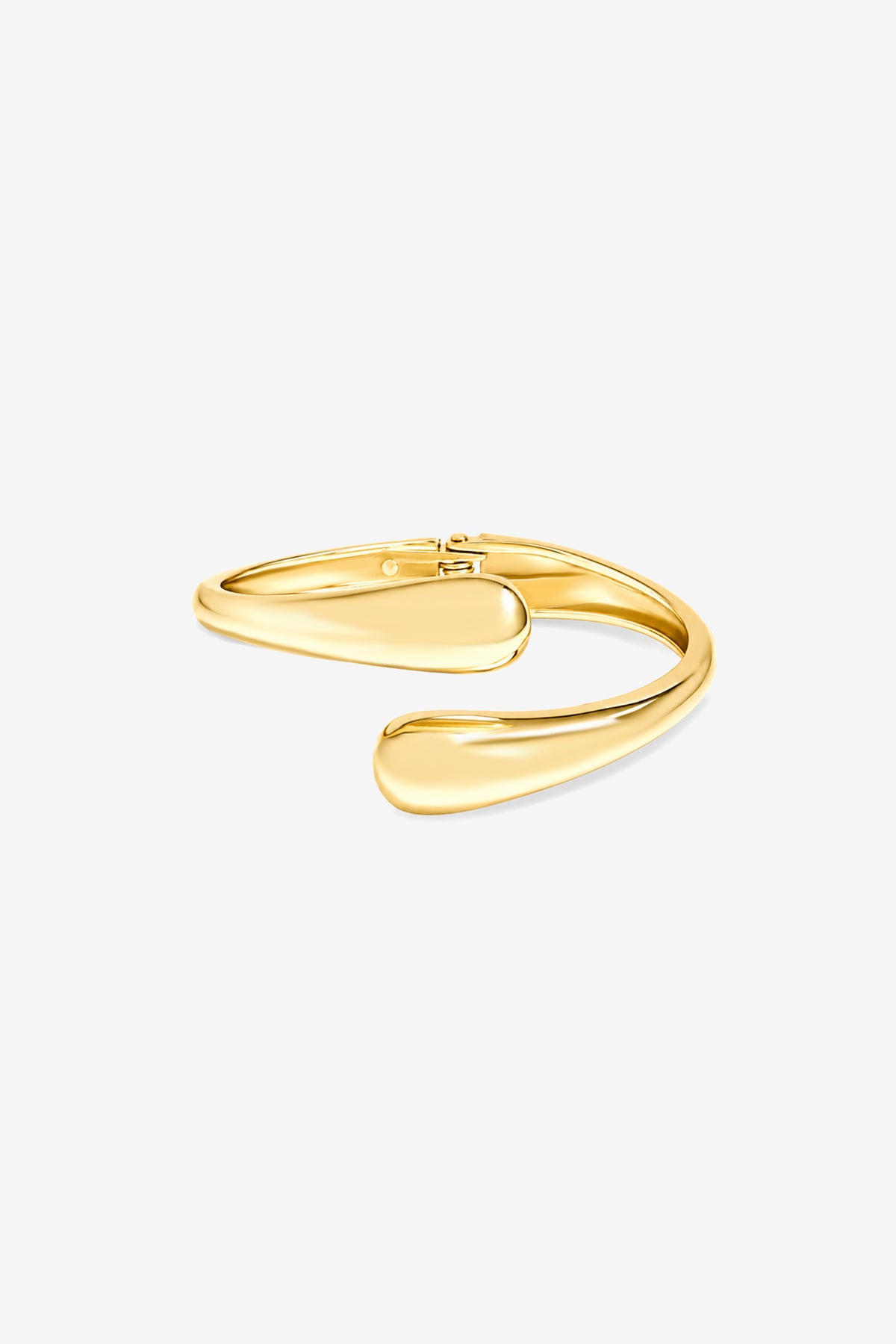 JON RICHARD GOLD POLISHED OPEN BANGLE