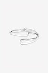 JON RICHARD SILVER POLISHED OPEN BANGLE